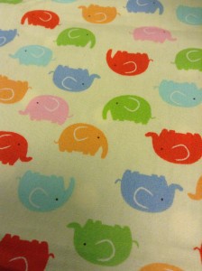 2d - Elephant Fabric